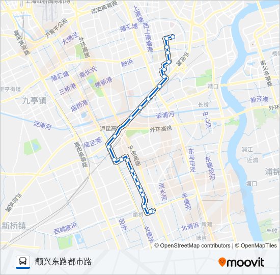 公交712路的线路图