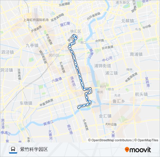 公交729路的线路图