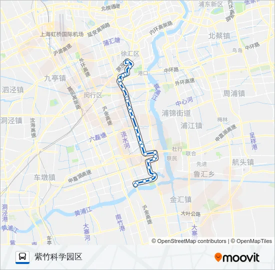公交729路的线路图