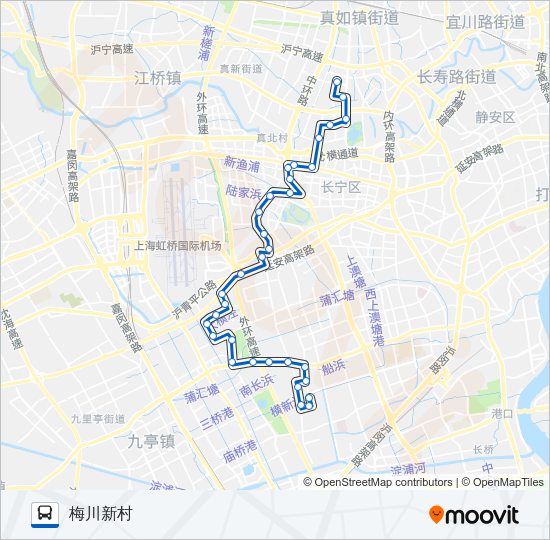 公交739路的线路图
