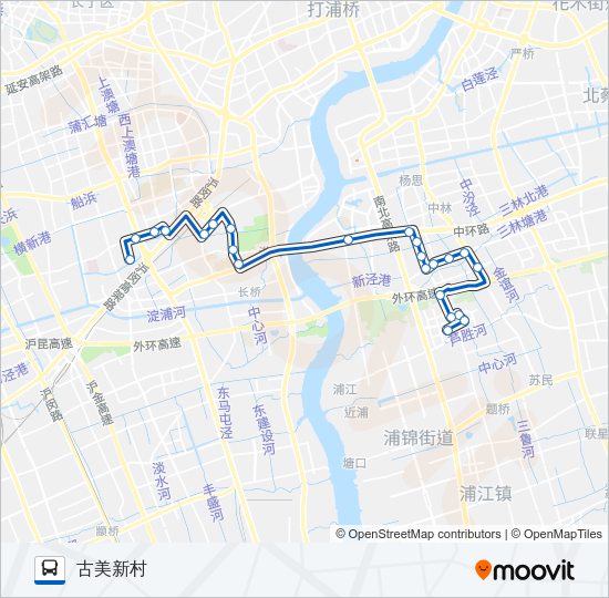 公交810路的线路图
