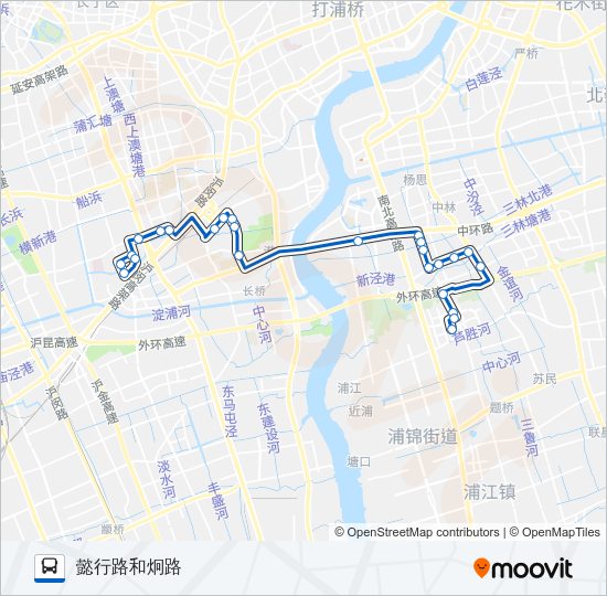 公交810路的线路图