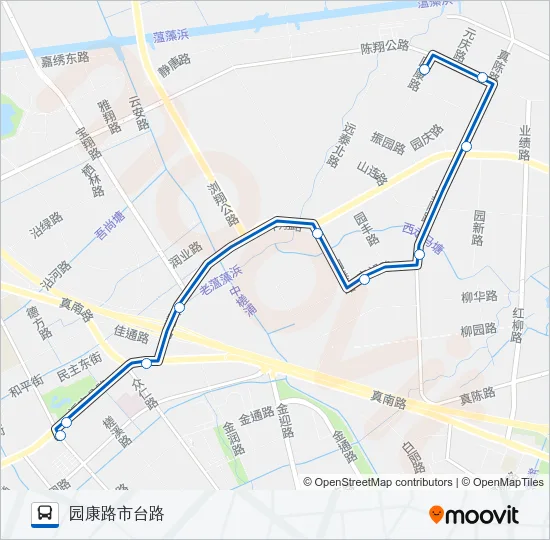 821路 Bus Line Map