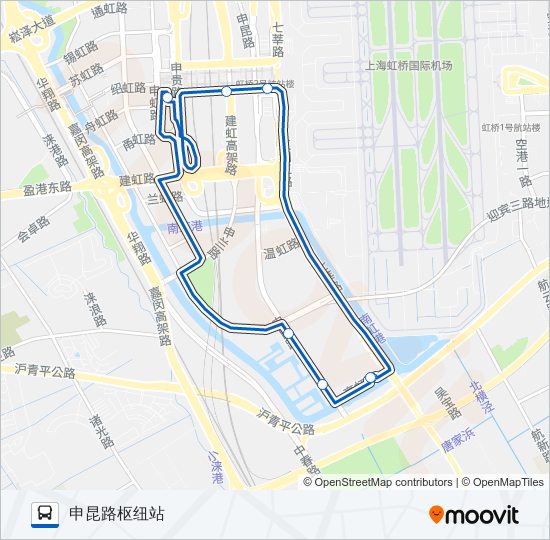 公交835路的线路图