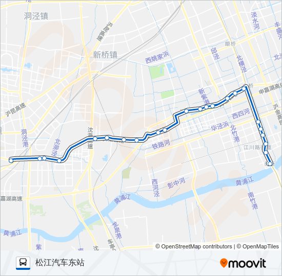 公交881路的线路图