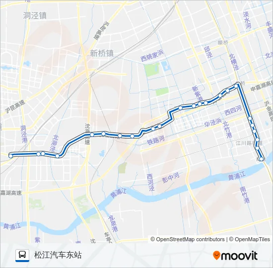 881路 Bus Line Map