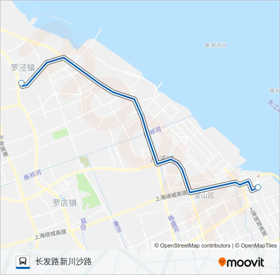 罗泾班线 Bus Line Map