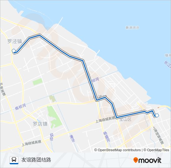 罗泾班线 Bus Line Map