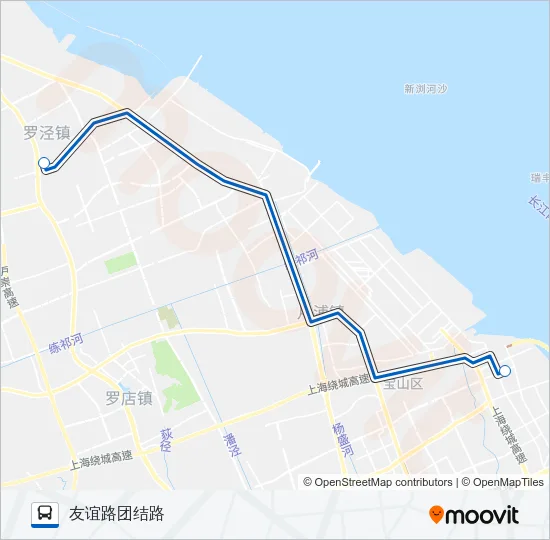 罗泾班线 Bus Line Map