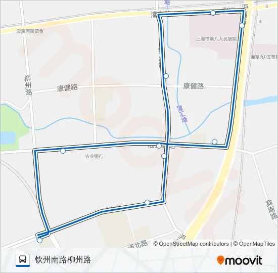 1203路 Bus Line Map