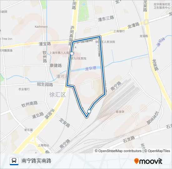 1204B Bus Line Map