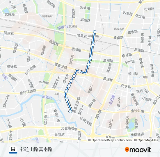 1206路 Bus Line Map
