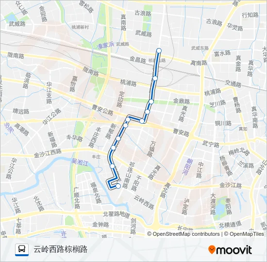 1206路 Bus Line Map