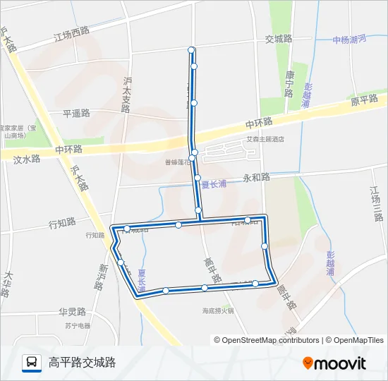 1209路 Bus Line Map