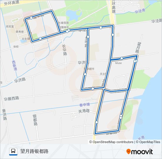 公交1210路的线路图