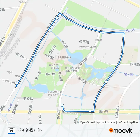 1218路 Bus Line Map