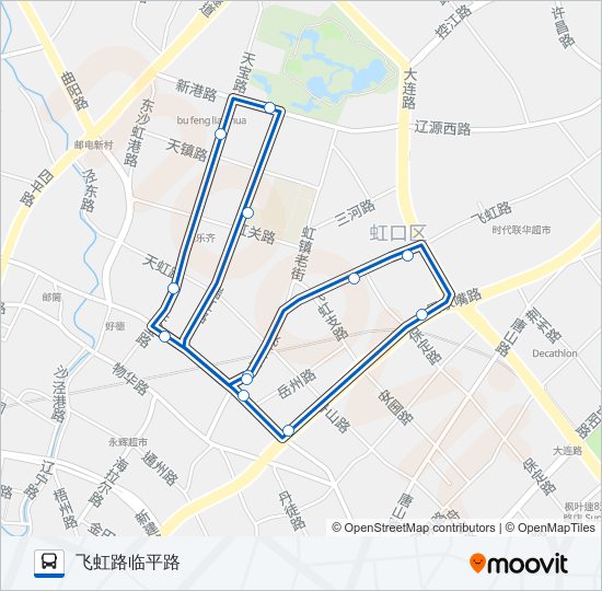 1219路 bus Line Map