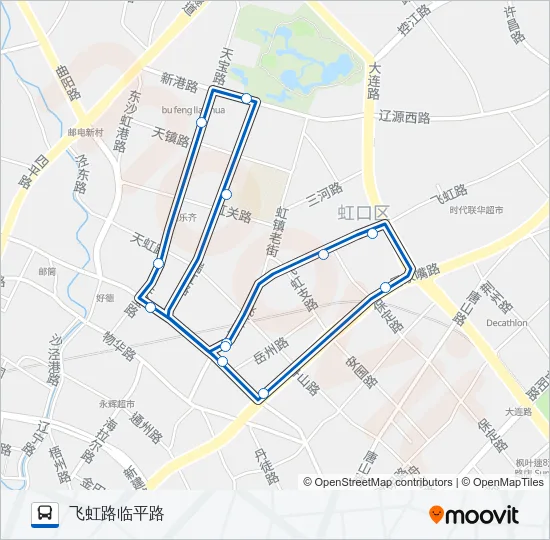 1219路 Bus Line Map