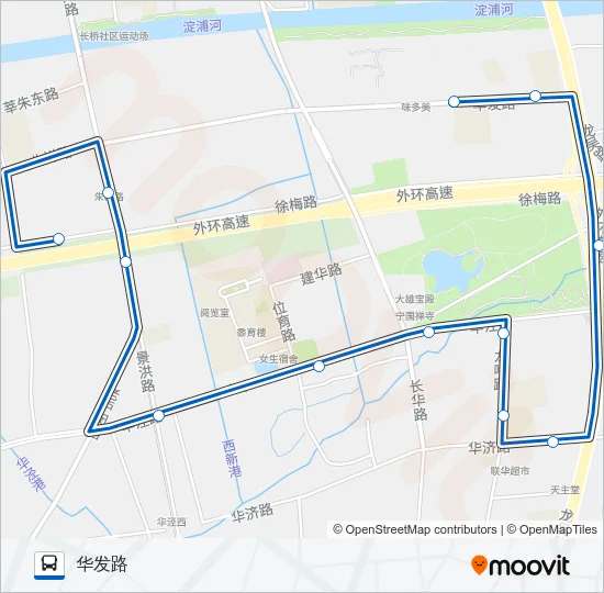 1220路 Bus Line Map