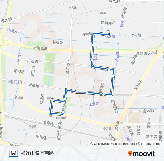 1223路 Bus Line Map