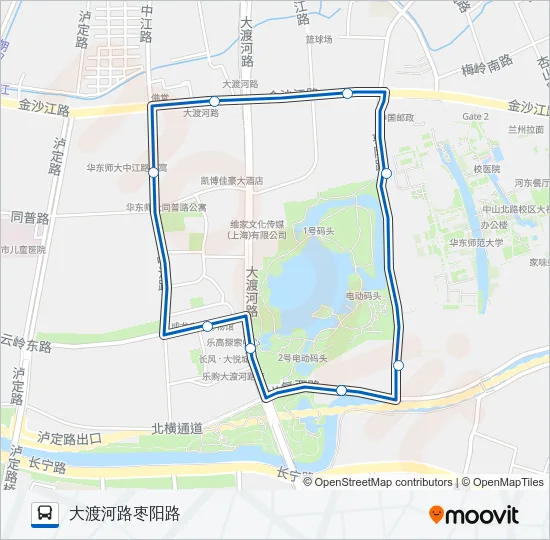 1227路 Bus Line Map