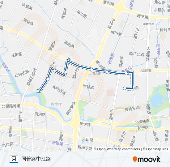 1231路 bus Line Map