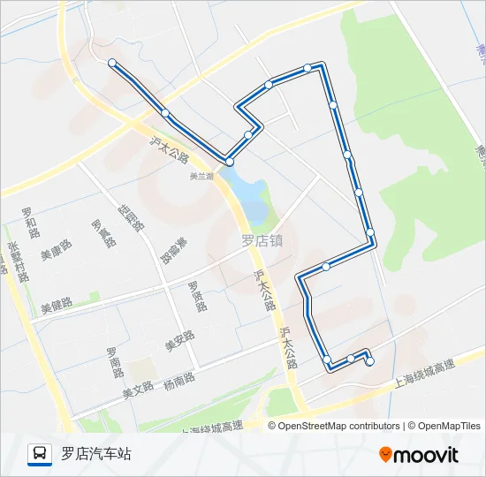 1600路 Bus Line Map