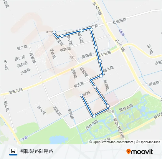 1605路 Bus Line Map