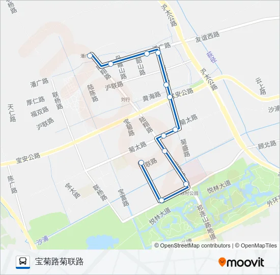 1605路 Bus Line Map