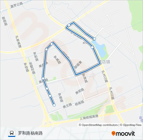 1606路 Bus Line Map