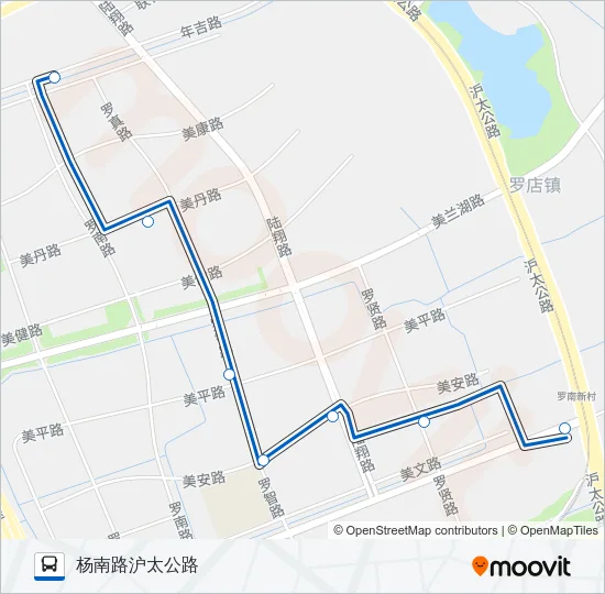 1607路 Bus Line Map