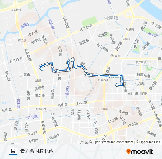 1608路 Bus Line Map