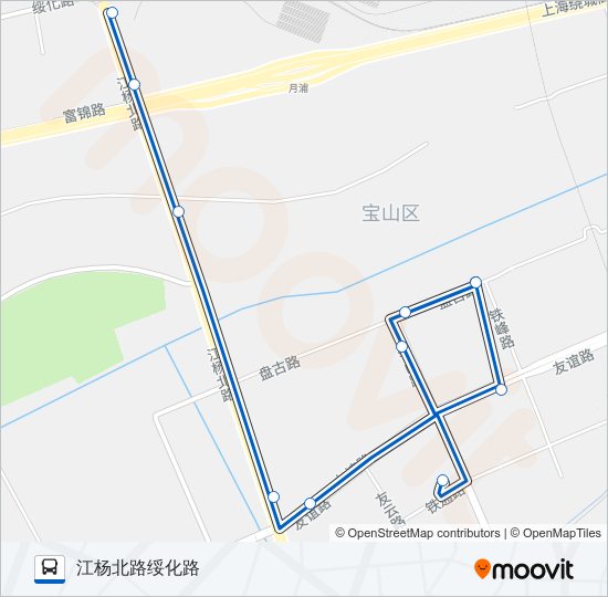 1609路 bus Line Map