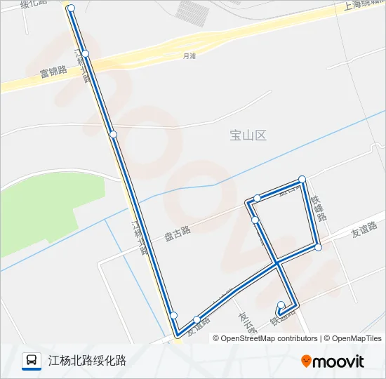1609路 Bus Line Map