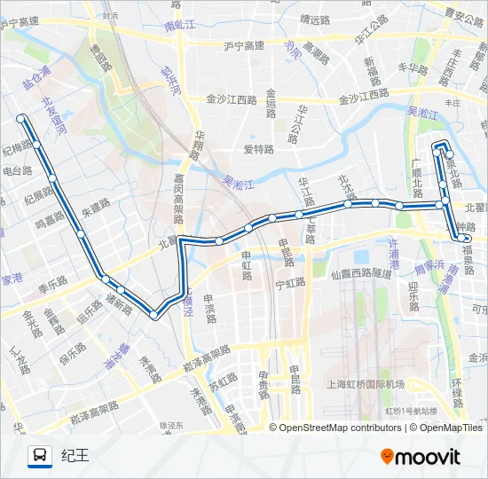 74路区间 Bus Line Map