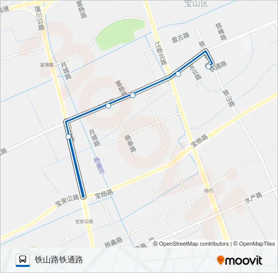 宝山28路 Bus Line Map