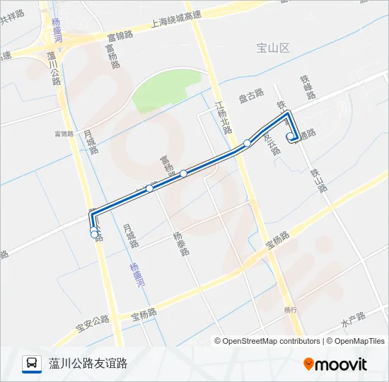 宝山28路 Bus Line Map