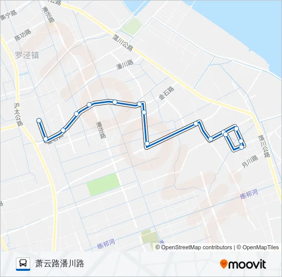 宝山89路 Bus Line Map