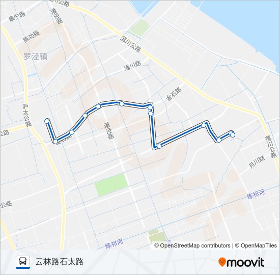 宝山89路 bus Line Map