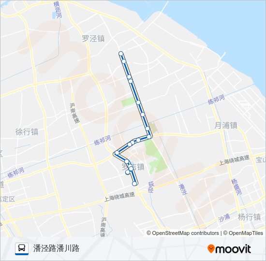 宝山93路 Bus Line Map