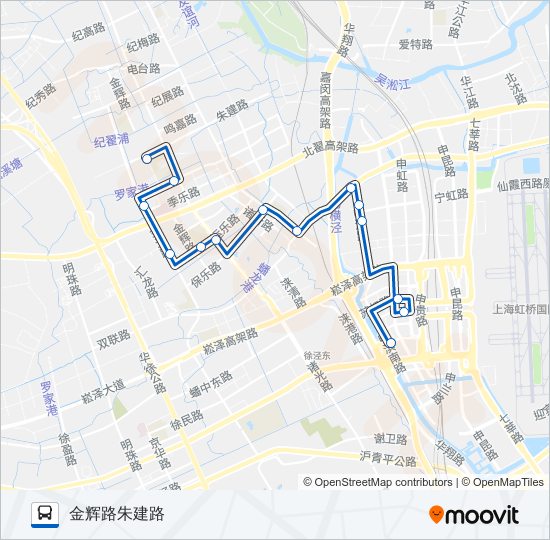 公交闵行28路的线路图