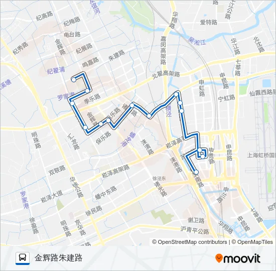 闵行28路 Bus Line Map