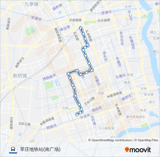 闵行30路 Bus Line Map