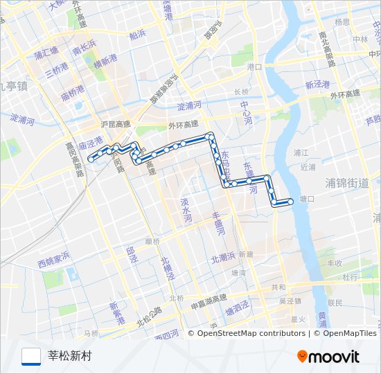公交闵行31路的线路图