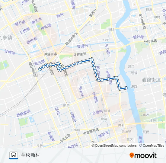 公交闵行31路的线路图