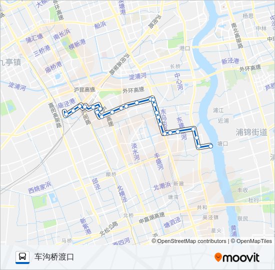 公交闵行31路的线路图