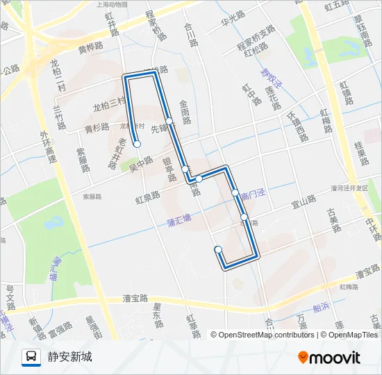 闵行36路 Bus Line Map