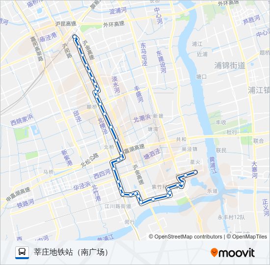 闵行41路 Bus Line Map