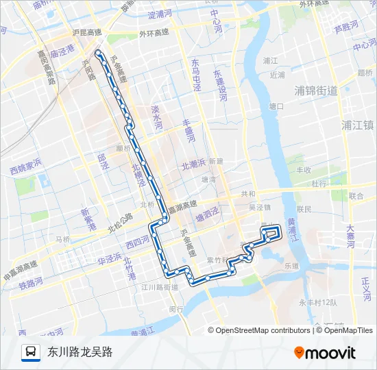 公交闵行41路的线路图