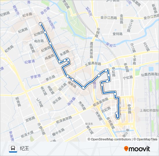 189路区间 Bus Line Map